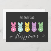 Ostersonnenfamilie 5 feiertagskarte (Vorne/Hinten)