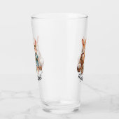 Ostersonnenfamilie Jagd auf Eier Glas (Rechts)