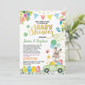 Ostersonnengang durch die Kinderduschparade Einladung (Stehend Vorderseite)