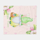 Ostersonnengome Fleecedecke (Vorderseite (Horizontal))