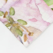 Ostersonnengome Fleecedecke (Ecke)