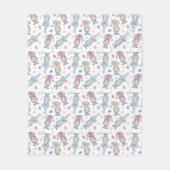 Ostersonnengommuster Fleecedecke (Vorderseite)