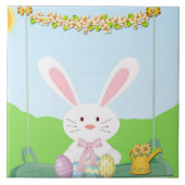 Ostersonnenillustrierung Fliese (Vorderseite)