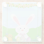 Ostersonnenillustrierung Glasuntersetzer (Rückseite)