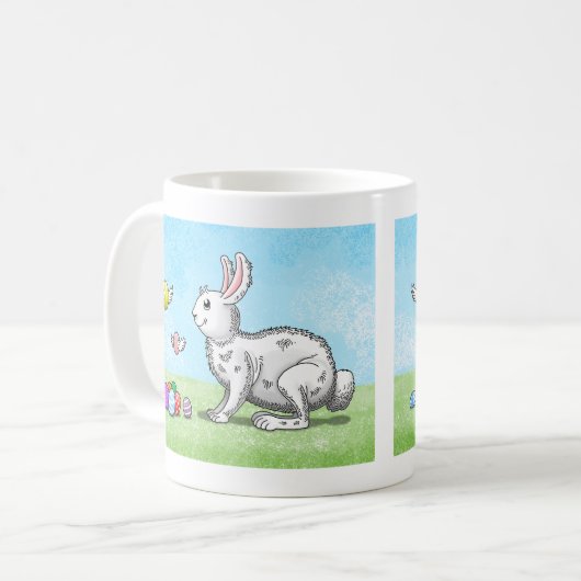 Ostersonnenjagd Kaffeetasse (Vorderseite Links)