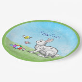 Ostersonnenjagd Pappteller (Schrägansicht)