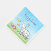 Ostersonnenjagd Serviette (Ecke)