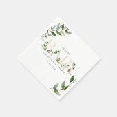 Ostersonnenkaninchen Eukalyptus Neutrale Babydusch Serviette (Ecke)