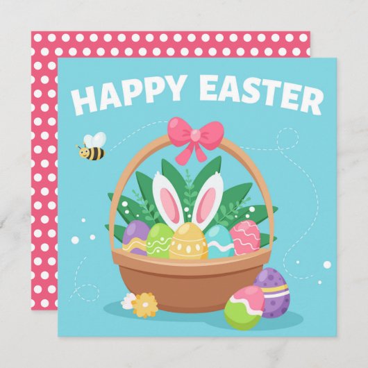 Ostersonnenkarte (Vorne/Hinten)