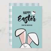 Ostersonnenkarte Feiertagskarte (Vorne/Hinten)