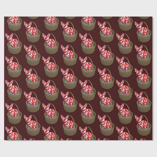 Ostersonnenkatze Geschenkpapier (Flach)