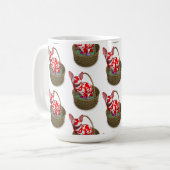 Ostersonnenkatze Kaffeetasse (Vorderseite Links)