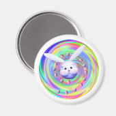 Ostersonnenkopfdrehscheibe Magnet (Vorderseite/Rückseite)