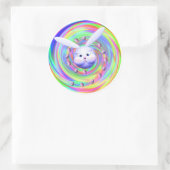 Ostersonnenkopfdrehscheibe Runder Aufkleber (Tasche)