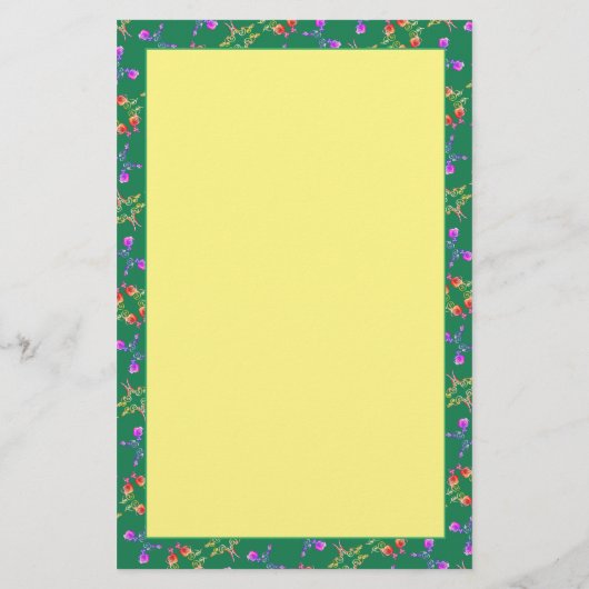 Ostersonnenmonogramm Briefpapier (Rückseite)