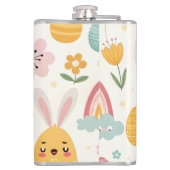 Ostersonnenmuster Flachmann (Rückseite)