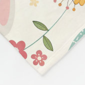 Ostersonnenmuster Fleecedecke (Ecke)