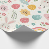 Ostersonnenmuster Geschenkpapier (Ecke)