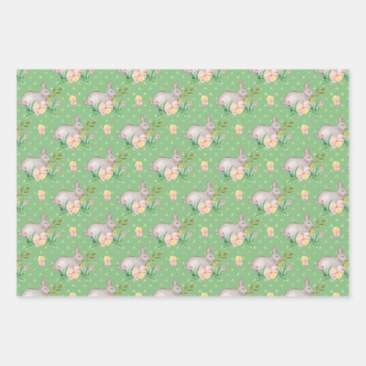 Ostersonnenmuster Geschenkpapier Set (Vorderseite 3)