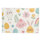 Ostersonnenmuster Kissenbezug (Rückseite)