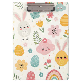 Ostersonnenmuster Klemmbrett