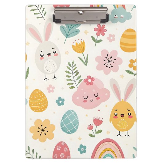 Ostersonnenmuster Klemmbrett (Vorderseite)