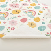 Ostersonnenmuster Sherpadecke (3/4)