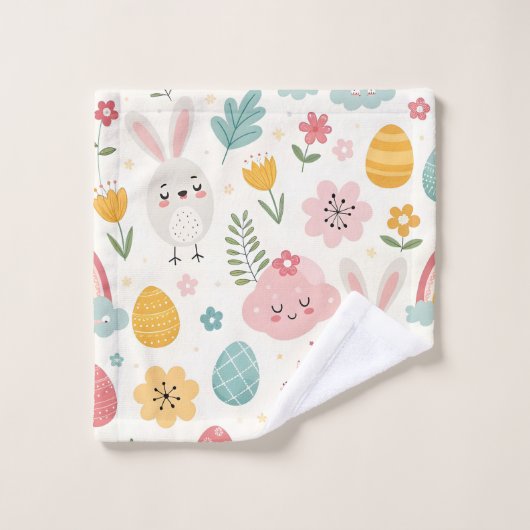 Ostersonnenmuster Waschlappen (Waschlappen)