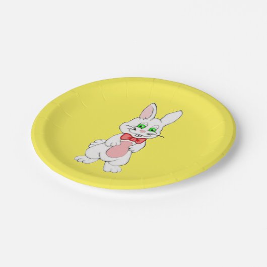 Ostersonnenpapier-Teller Pappteller (Schrägansicht)