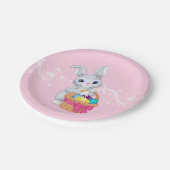 Ostersonnenpapier-Teller Pappteller (Schrägansicht)