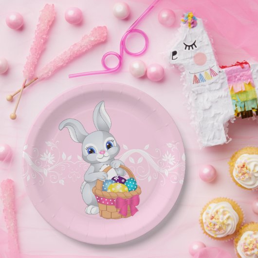 Ostersonnenpapier-Teller Pappteller (Party)