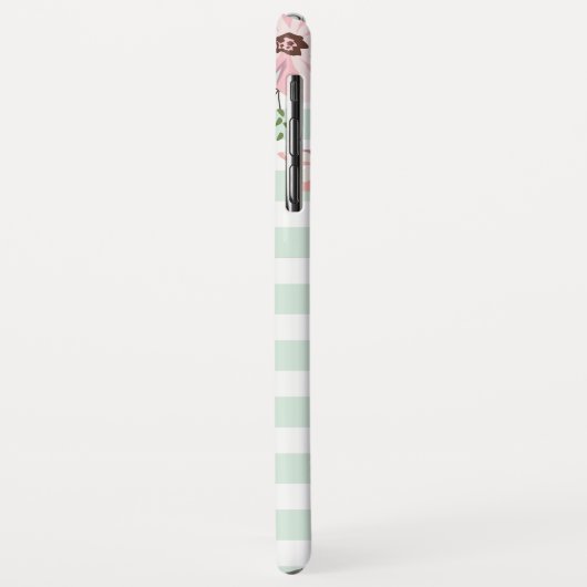 Ostersonnenstreifen Monogramm Case-Mate iPhone Hülle (Hinten/Links)