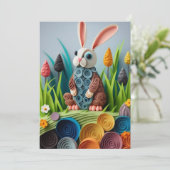 Ostersonnenüberholungsdesign Feiertagskarte (Stehend Vorderseite)