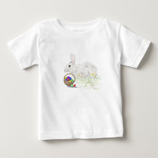 Ostersonnige Babynadel in Shirt (Vorderseite)