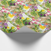 Ostersonnige Collage / Geschenkpapier (Ecke)