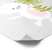 Ostersonnige DIY Fingerprint Vorlage Poster (Ecke)