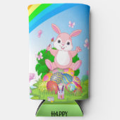 Ostersonnige Eier personalisieren Text Selters Dosenkühler (Vorderseite)