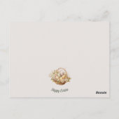 Ostersonnige Einladung Postkarte (Rückseite)