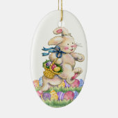 Ostersonnige Exklusivverzierung Keramik Ornament (Rechts)