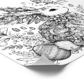 Ostersonnige Farbseiten druckbar Poster (Ecke)