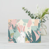 Ostersonnige Frühlingsreise Grußkarte Feiertagskarte (Stehend Vorderseite)