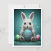 Ostersonnige Grafische Flachdecke-Mitteilungskarte Mitteilungskarte (Vorderseite)