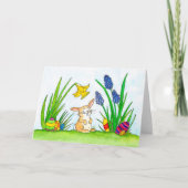 Ostersonnige Grußkarte von Nicole Janes Feiertagskarte (Vorderseite)