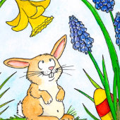 Ostersonnige Grußkarte von Nicole Janes Feiertagskarte