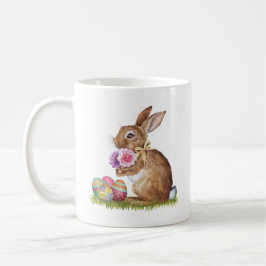 Ostersonnige Hase mit Ostereiern Kaffeetasse