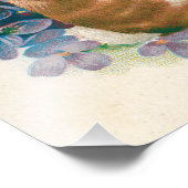 Ostersonnige kalte Eier vergessen-Me-not Fotodruck (Ecke)