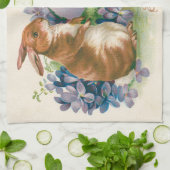 Ostersonnige kalte Eier vergessen-Me-not Geschirrtuch (Gefaltet)