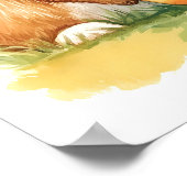 Ostersonnige Kirche Zeichnend Farbe Poster (Ecke)