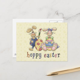 Ostersonnige Liebe Postkarte