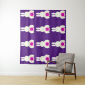 Ostersonnige Lila Tapisserie Wandteppich (Beispiel)